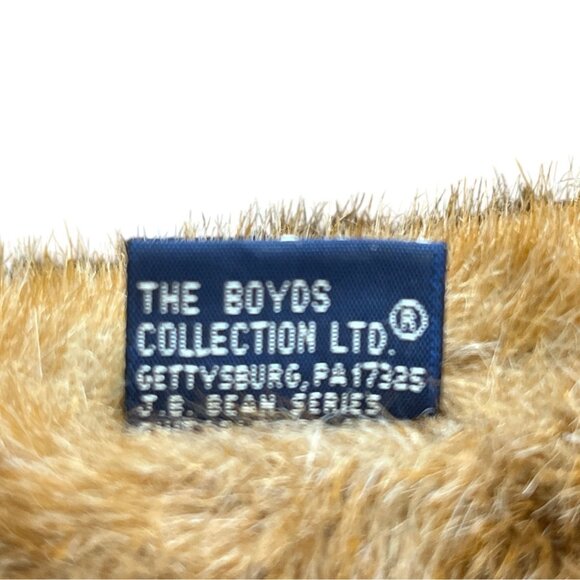 The BOYDS Teddy Bear 12" J.B. BEAN SERIES + Sweater & Bow 1995 Collectible - Picture 6 of 7